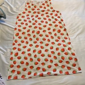 Exist strawberry dress/bathing suit coverup